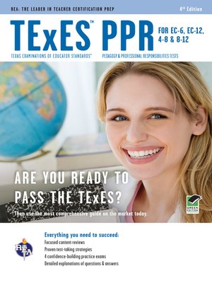cover image of TExES PPR for EC-6, EC-12, 4-8 & 8-12